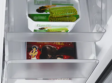 No Fall Freezer Drawer